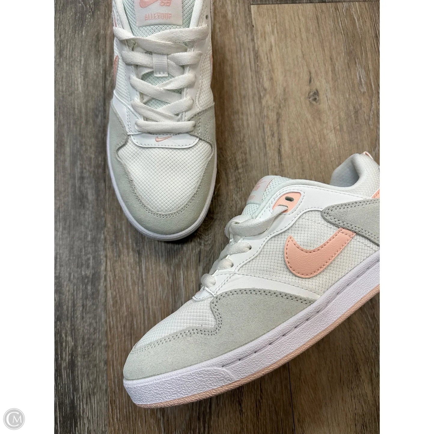 Shoes Sneakers By Nike In Pink & White, Size: 7