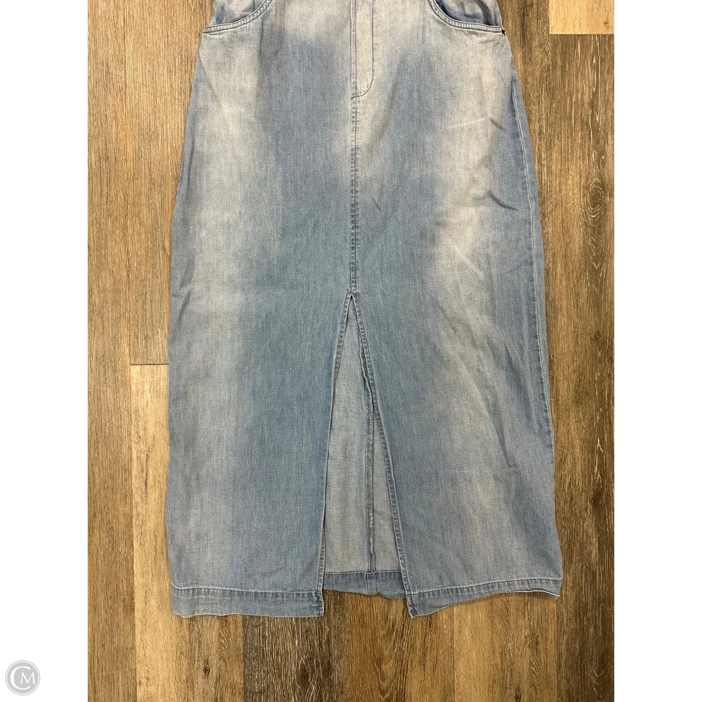 Dress Casual Midi By Free People In Blue Denim, Size: 10