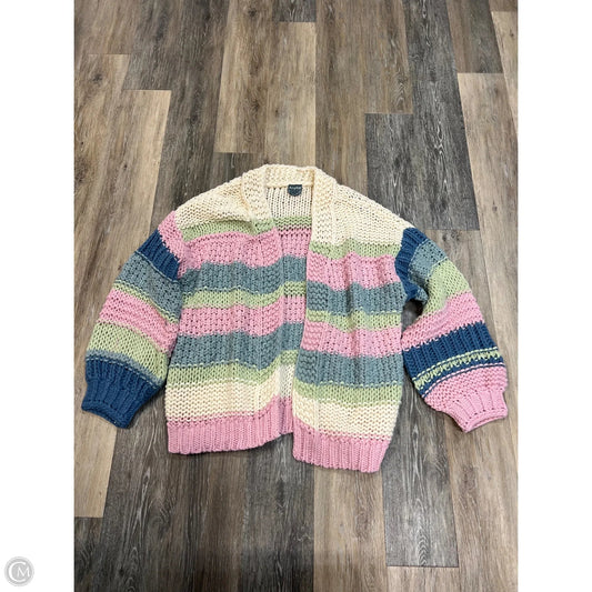 Sweater Cardigan By Arula In Multi-colored, Size: Xl
