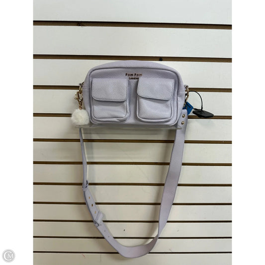 Crossbody Leather By Pom Pom London, Size: Medium