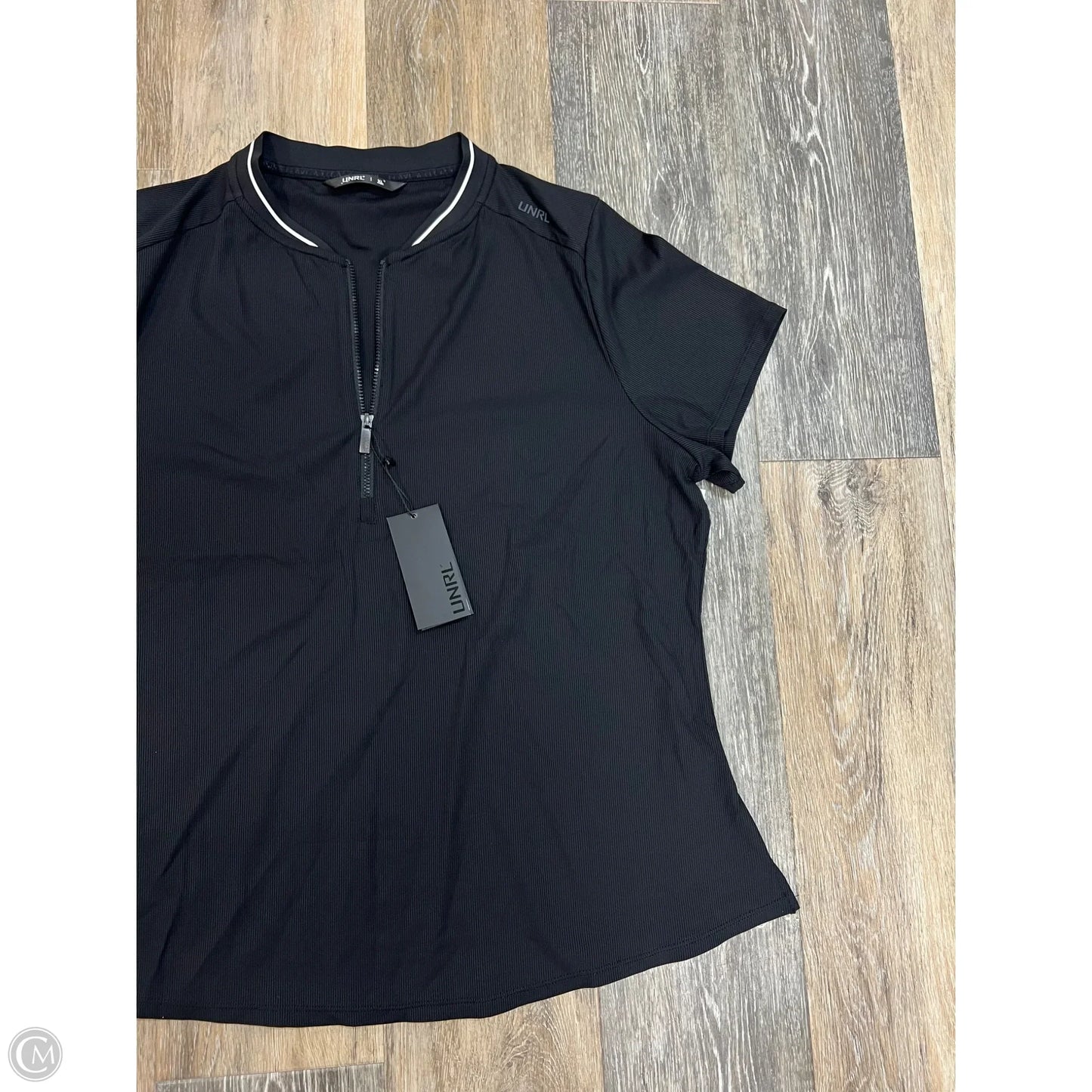 Athletic Top Short Sleeve By UNRL In Black, Size: Xl