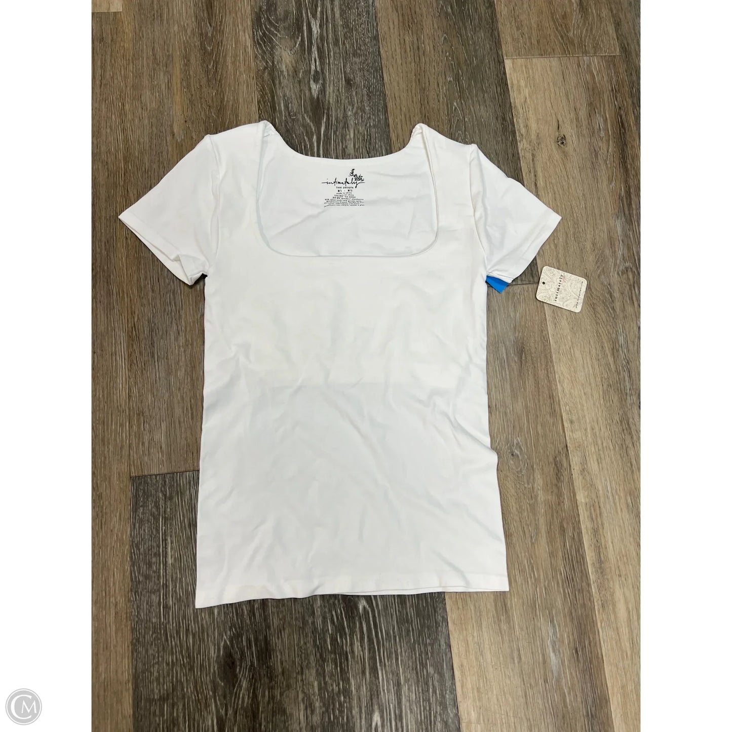 -Top Short Sleeve By Free People In White, Size: M