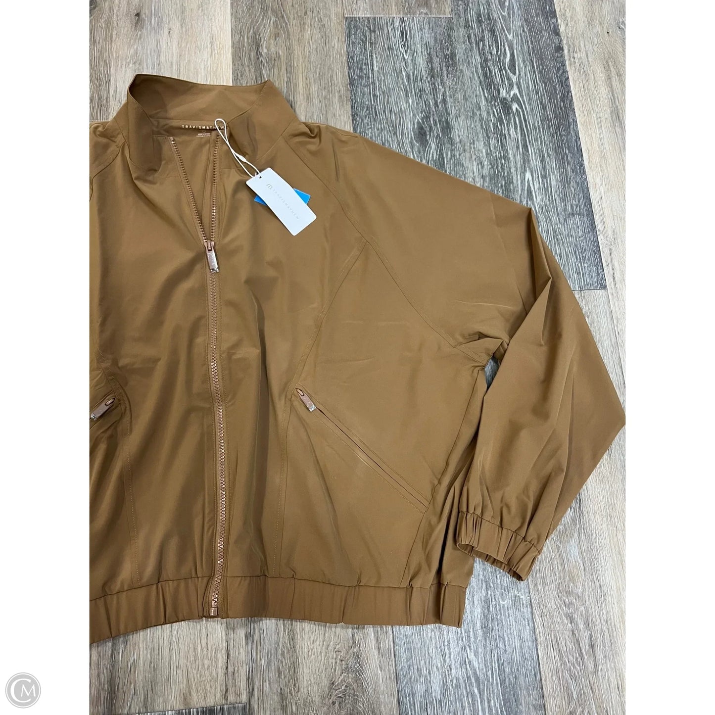 Athletic Jacket By Travis Mathew In Tan, Size: Xxl
