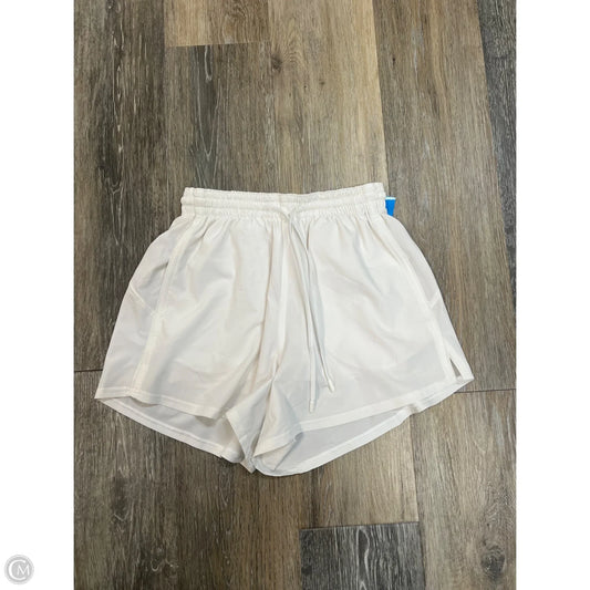 Athletic Shorts By Lululemon In White, Size: 2