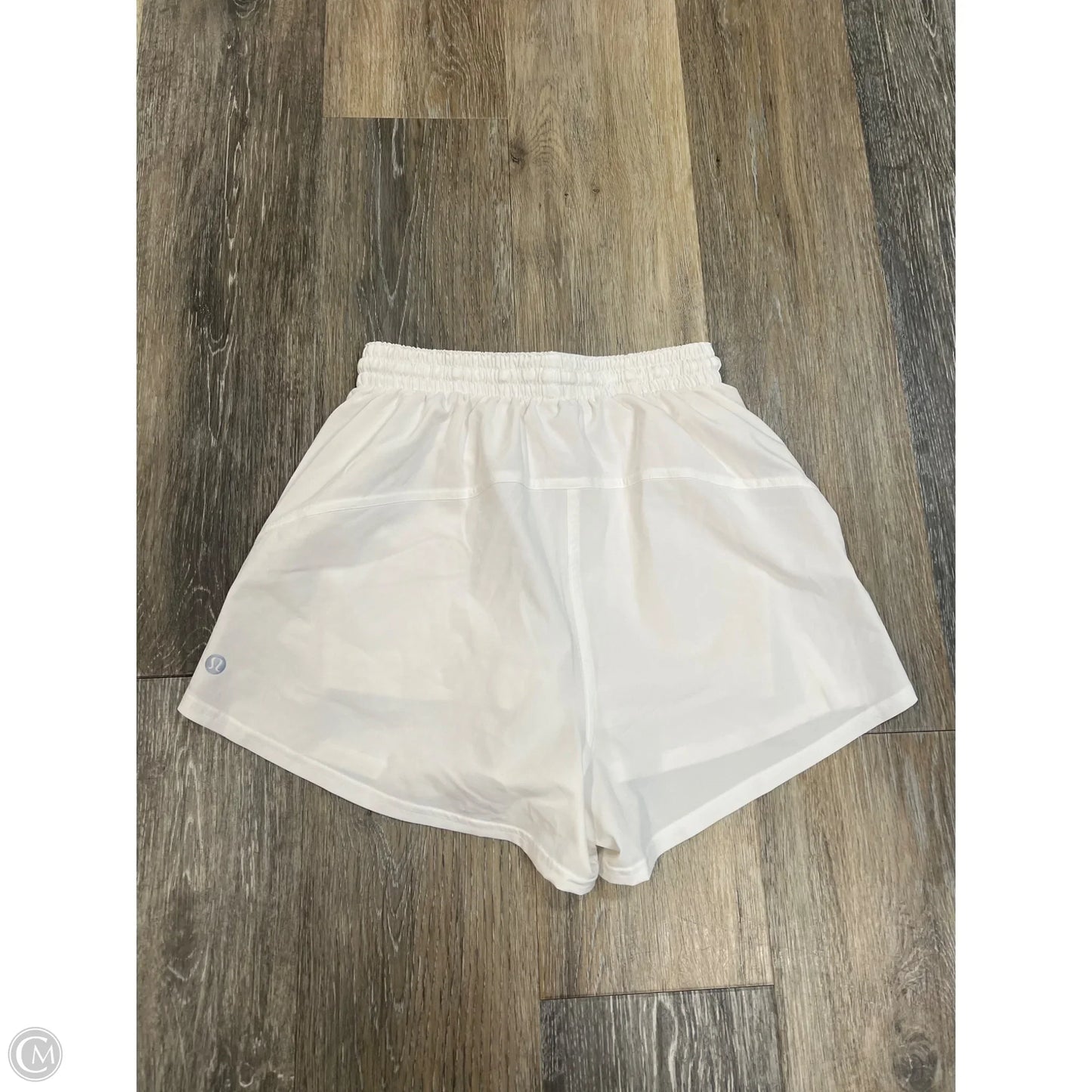Athletic Shorts By Lululemon In White, Size: 2