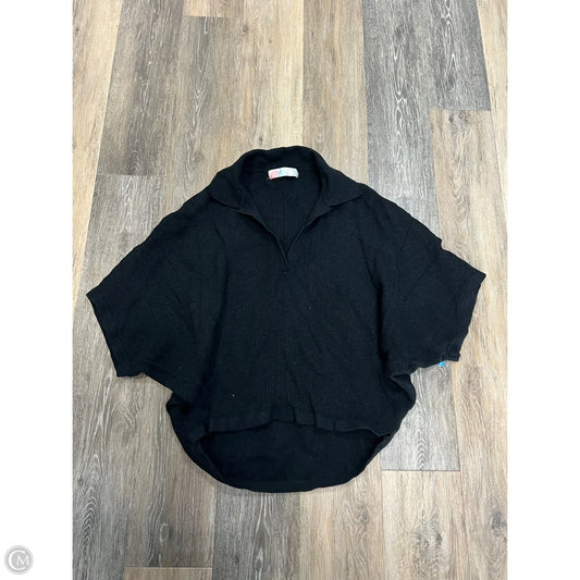Blouse Short Sleeve By Free People In Black, Size: S