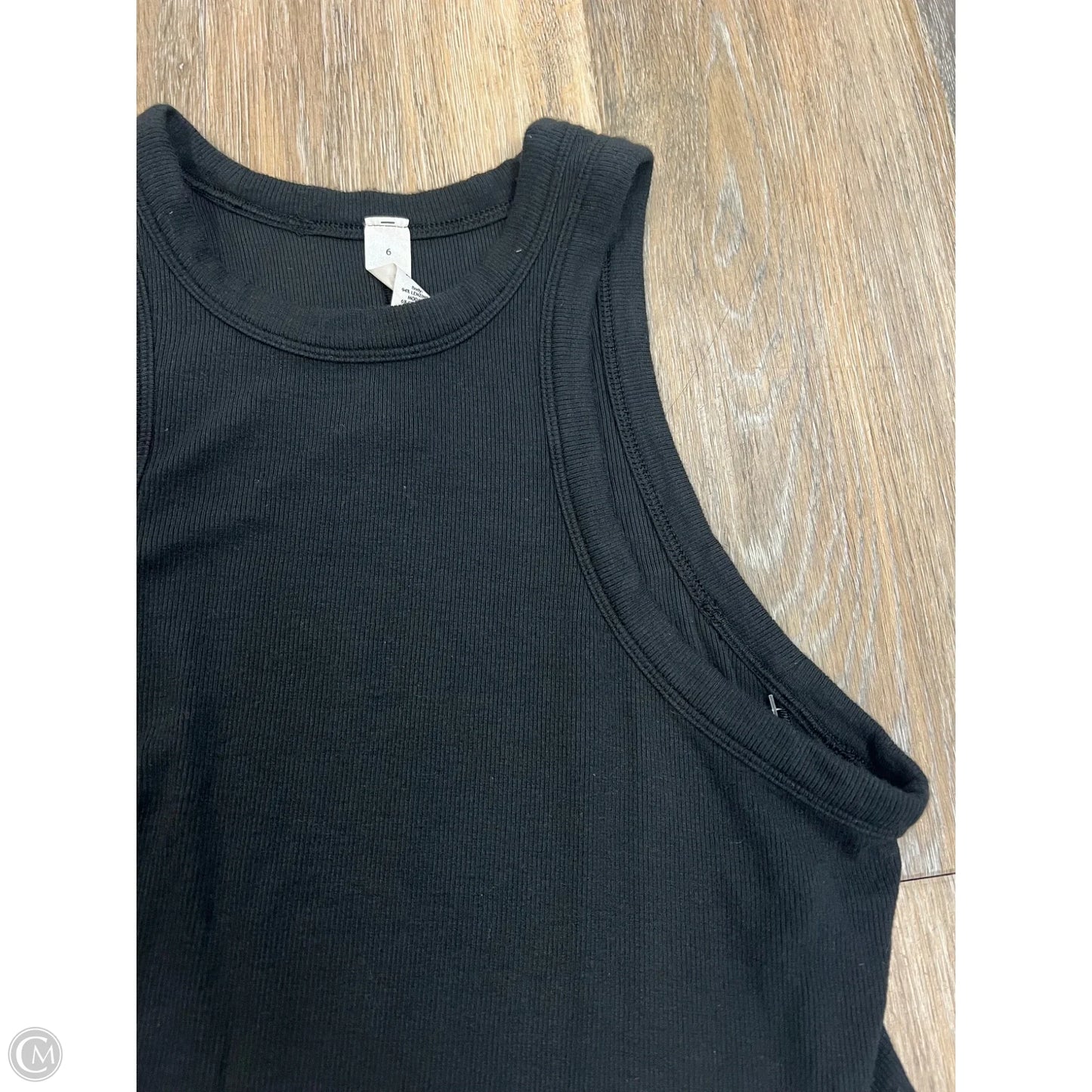 Athletic Tank Top By Lululemon In Black, Size: 6