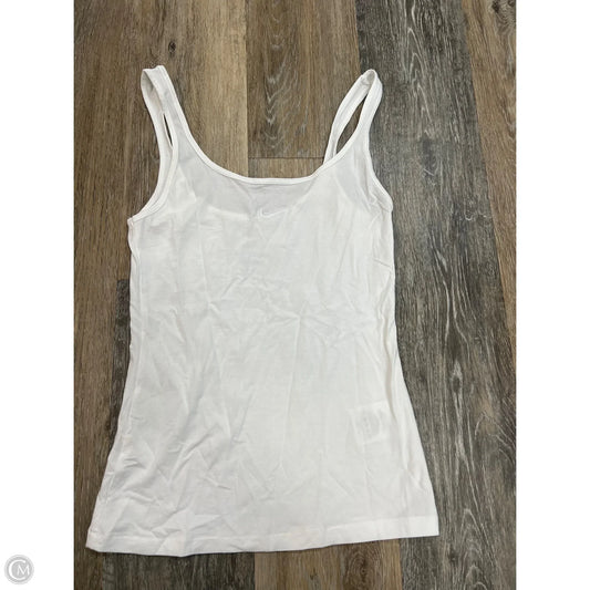 Athletic Tank Top By Nike Apparel In White, Size: Xs