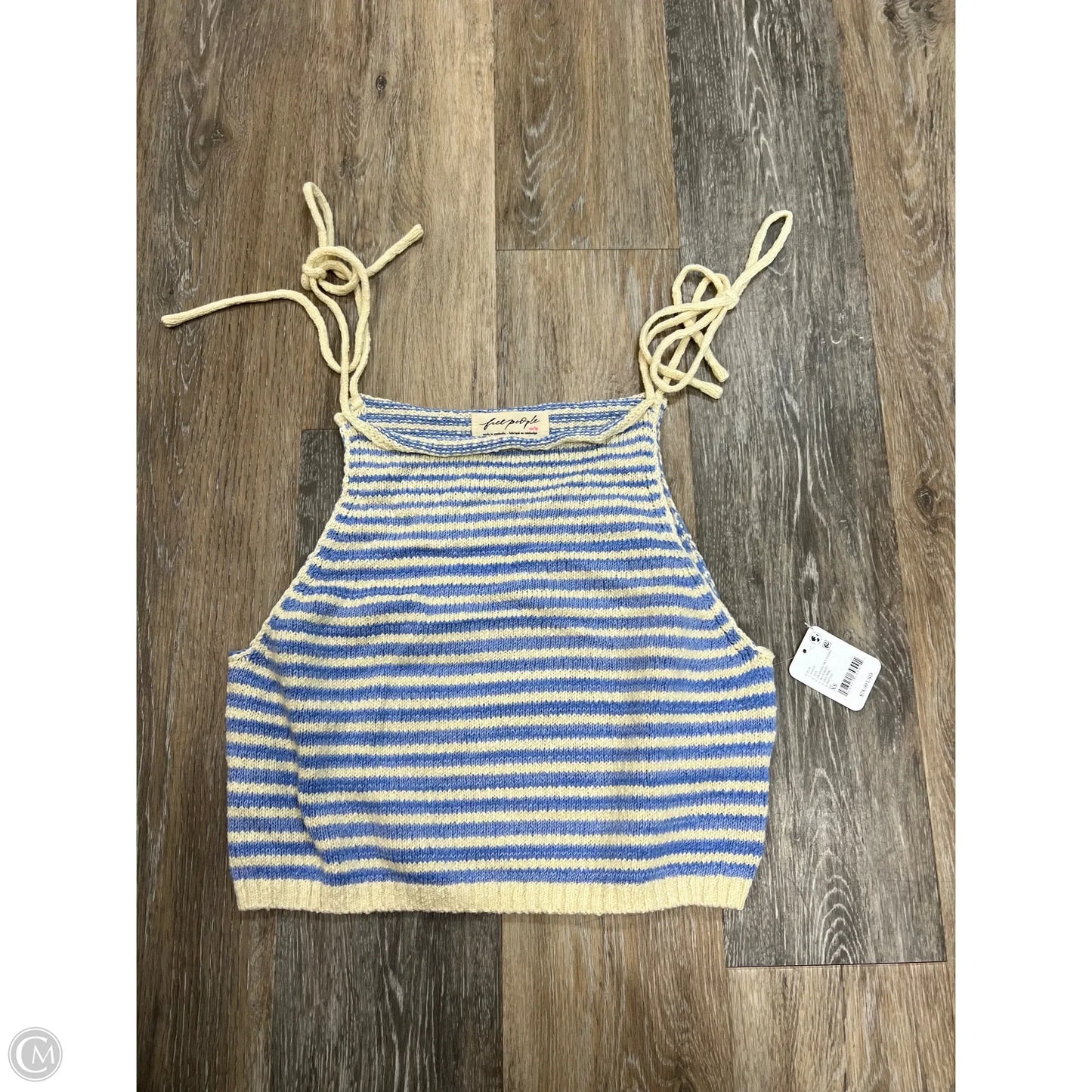 Top Sleeveless By Free People In Striped Pattern, Size: Xs