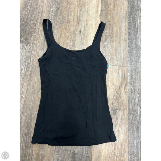 Athletic Tank Top By Nike Apparel In Black, Size: Xs