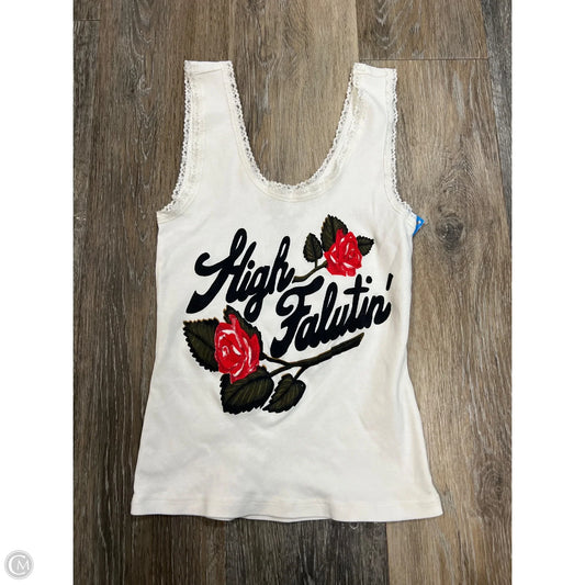 Tank Top By Midnight Rider In White, Size: Xs