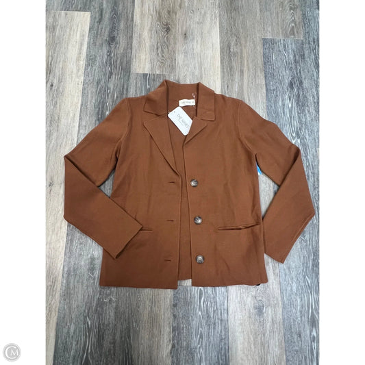 Sweater Cardigan By The Nines In Tan, Size: S