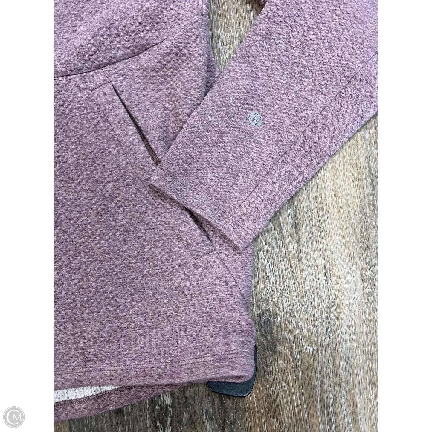 Athletic Sweatshirt Hoodie By Lululemon In Pink, Size: Xs