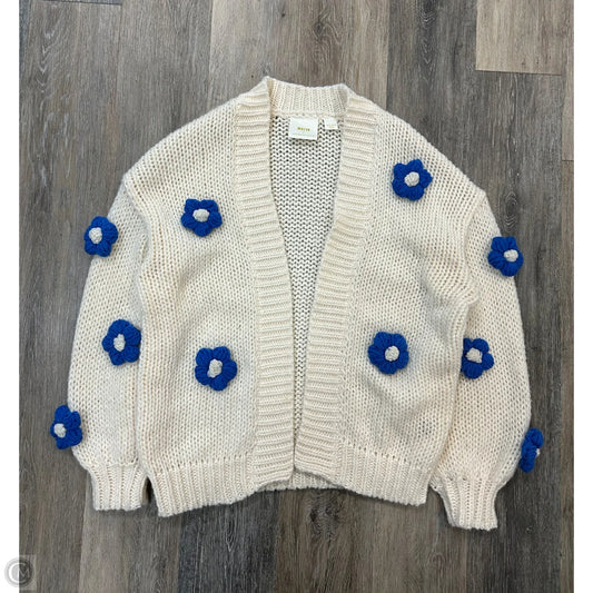 Sweater Cardigan By Maeve In Cream, Size: Osfm