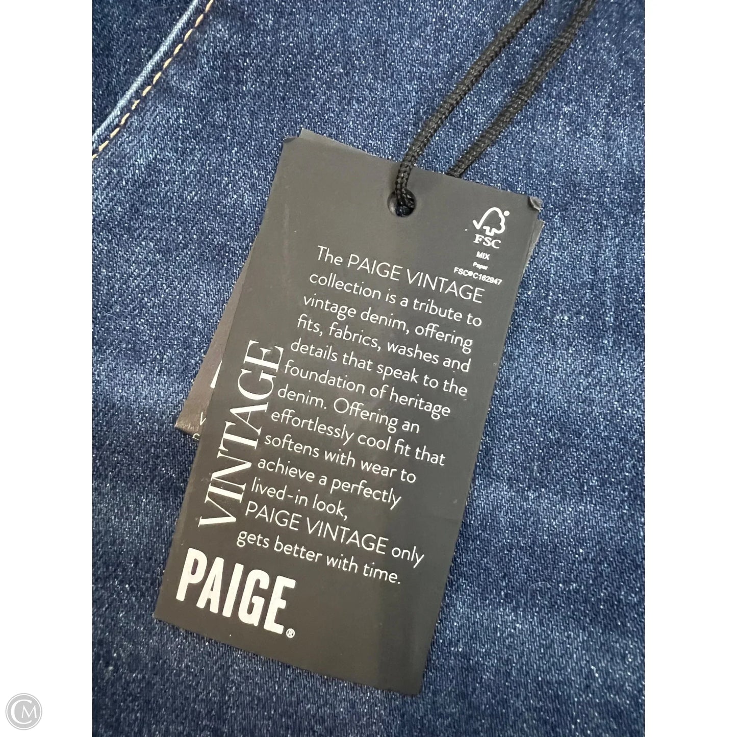 Jeans Flared By Paige In Blue Denim, Size: 8/29