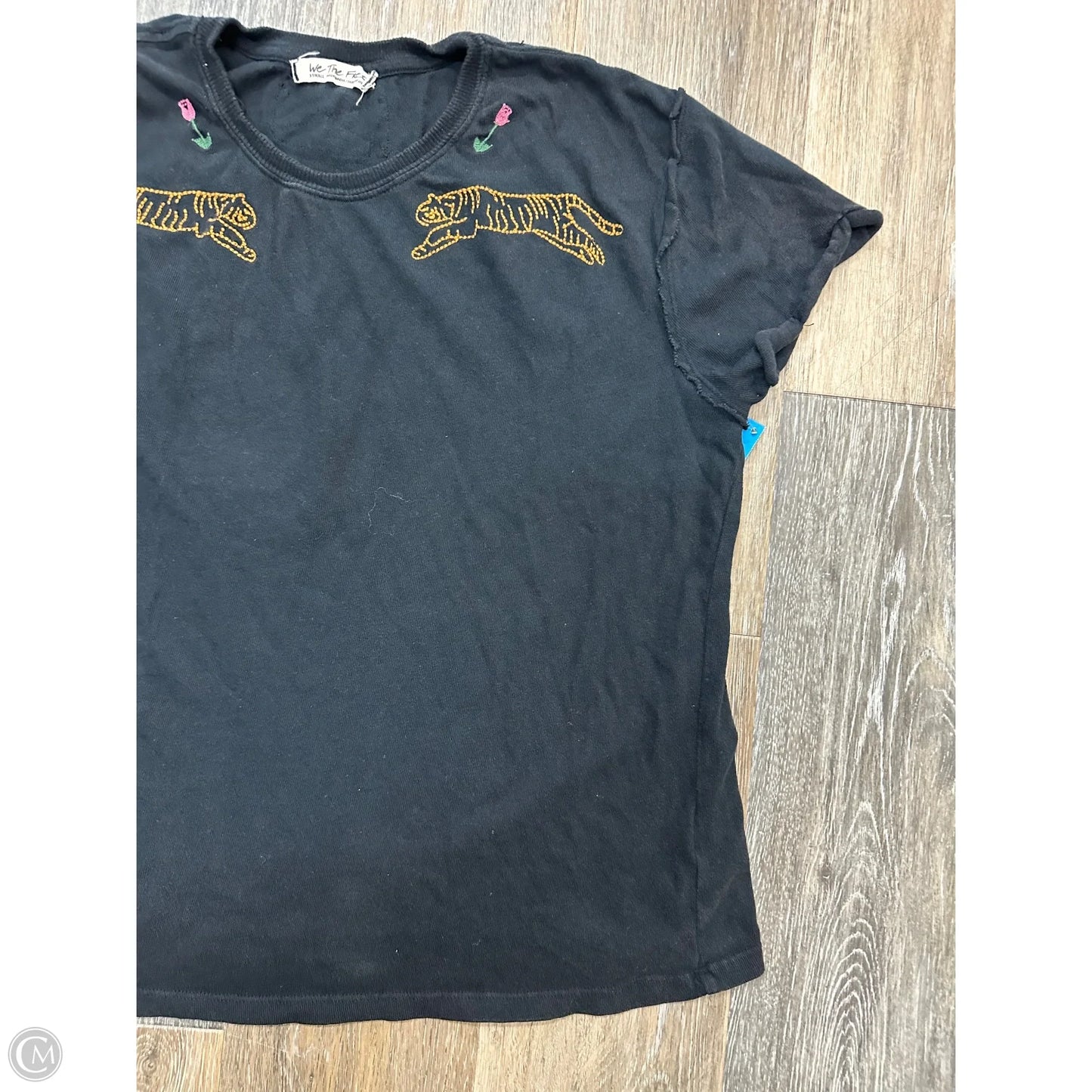 Top Short Sleeve By We The Free In Black, Size: Xs