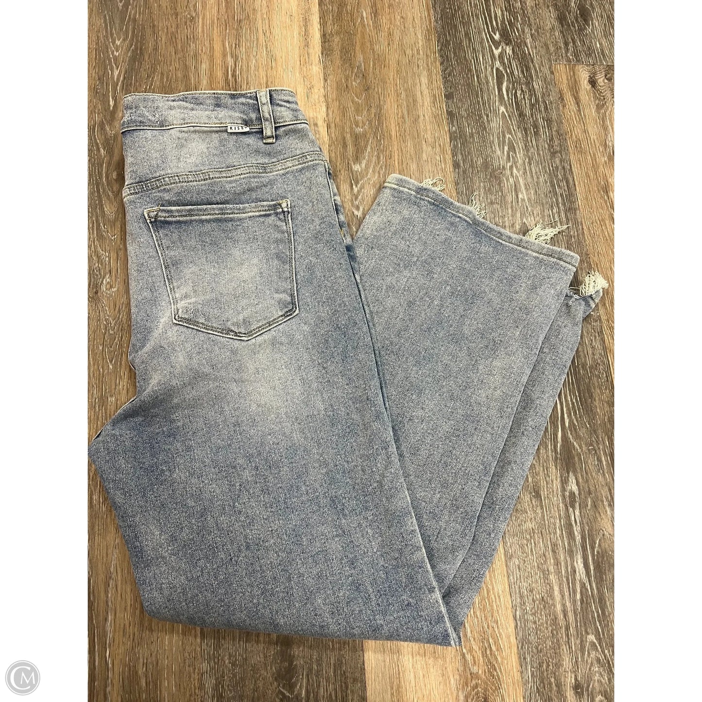 Jeans Straight By Risen In Blue Denim, Size: 14/32