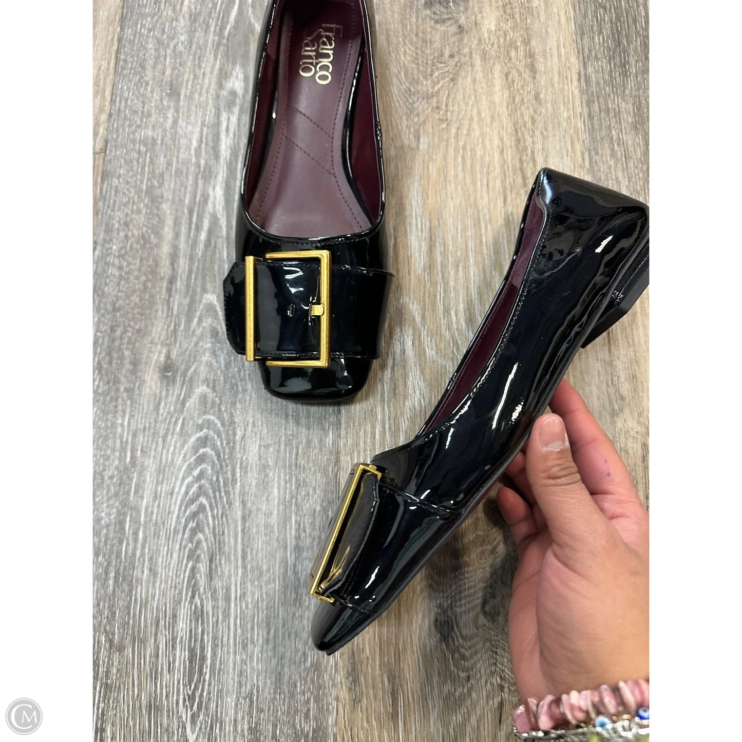 Shoes Flats By Franco Sarto In Black, Size: 8.5