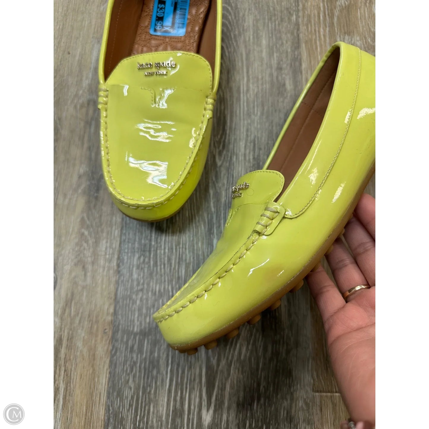 Shoes Designer By Kate Spade In Green, Size: 8