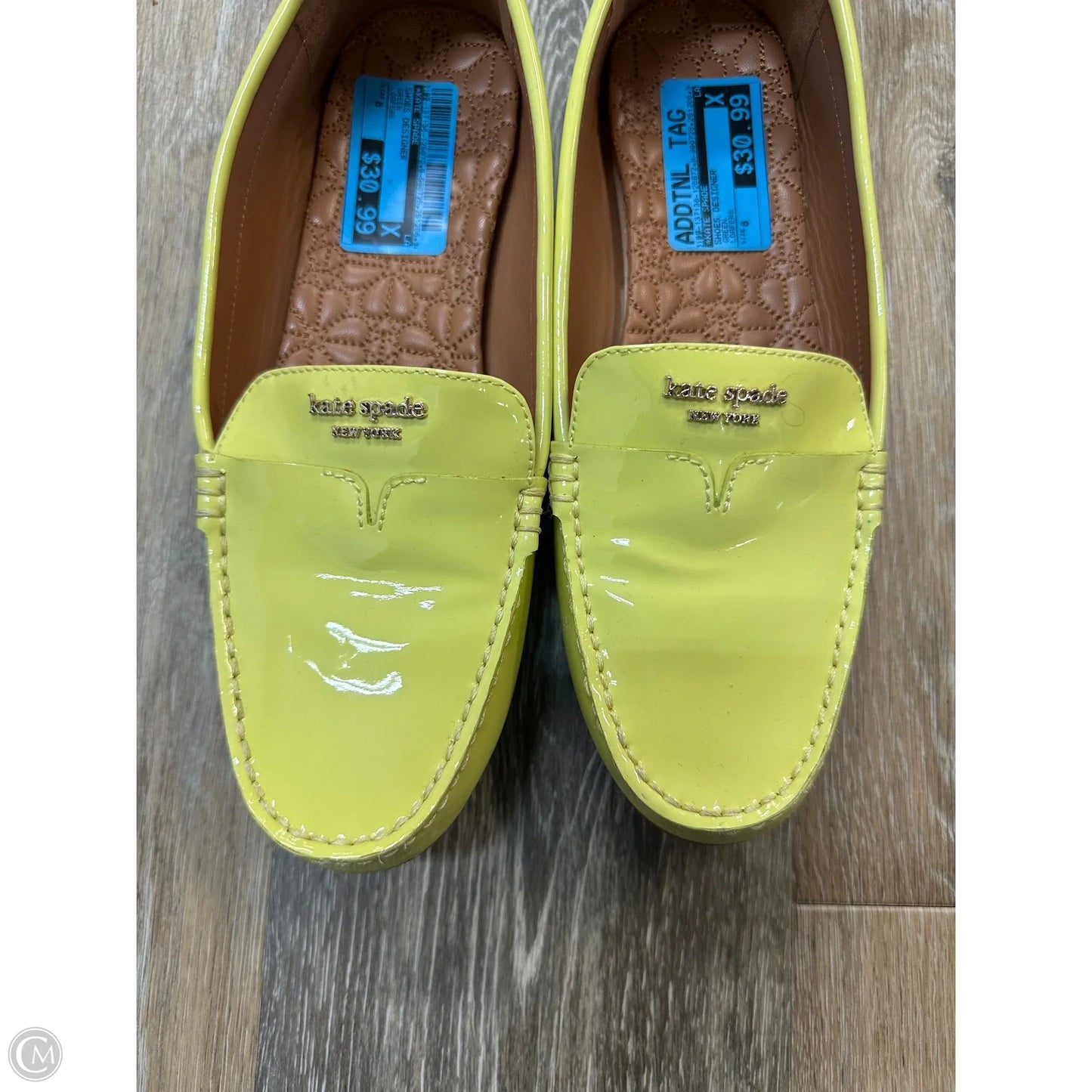 Shoes Designer By Kate Spade In Green, Size: 8