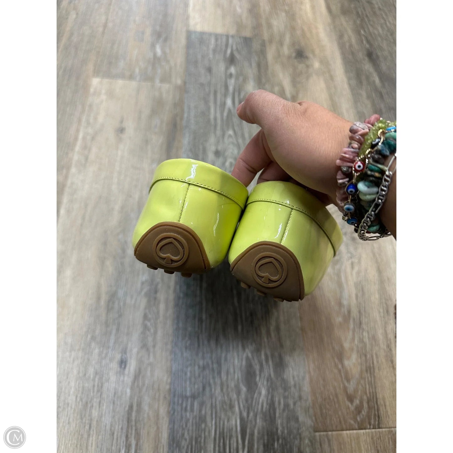 Shoes Designer By Kate Spade In Green, Size: 8