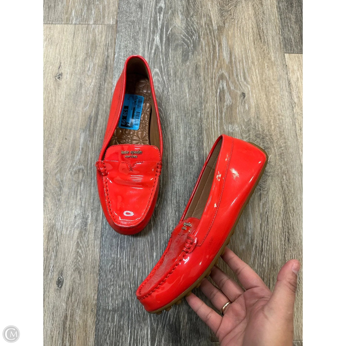 Shoes Designer By Kate Spade In Red, Size: 8