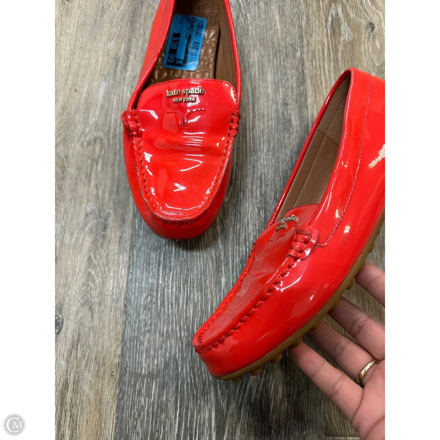 Shoes Designer By Kate Spade In Red, Size: 8