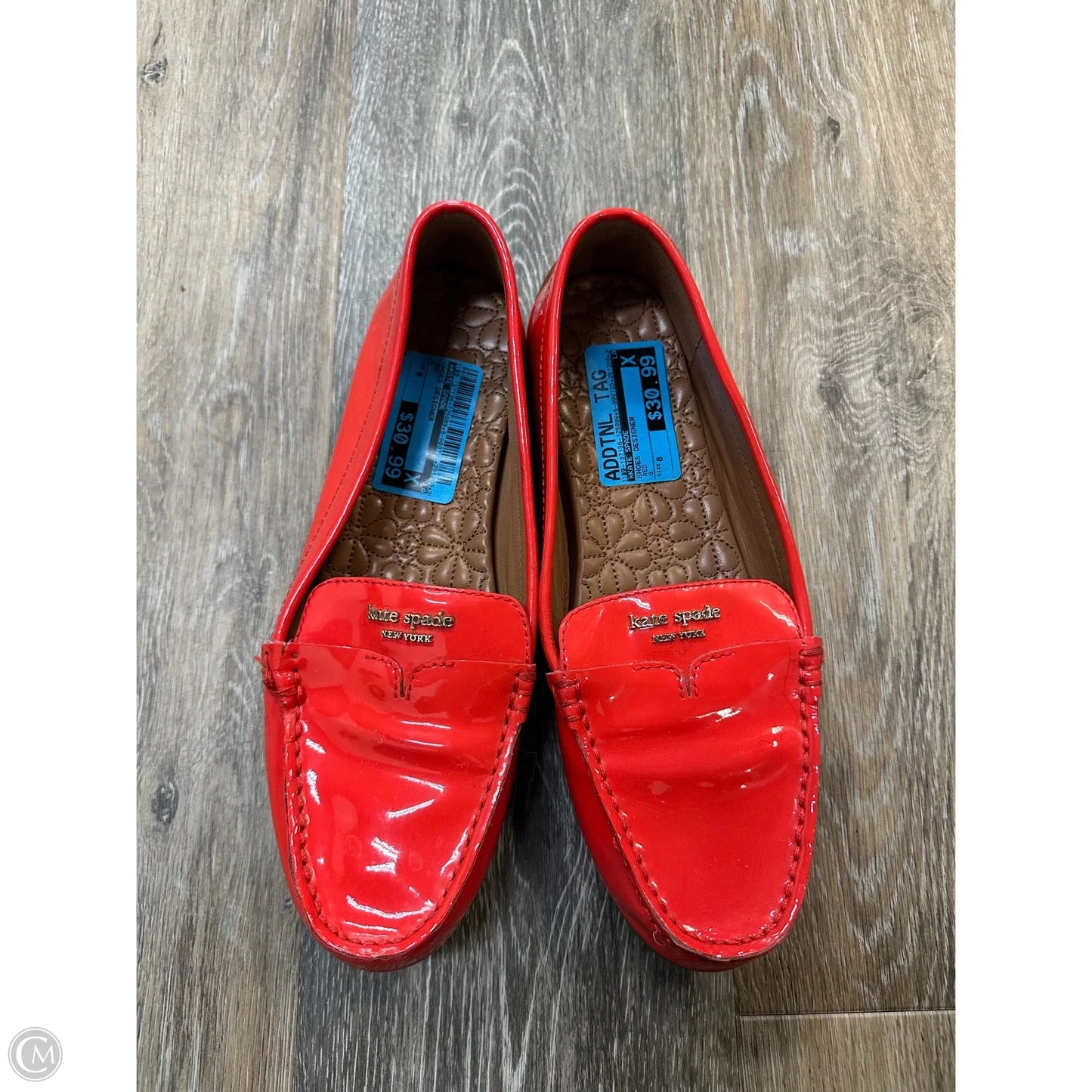 Shoes Designer By Kate Spade In Red, Size: 8