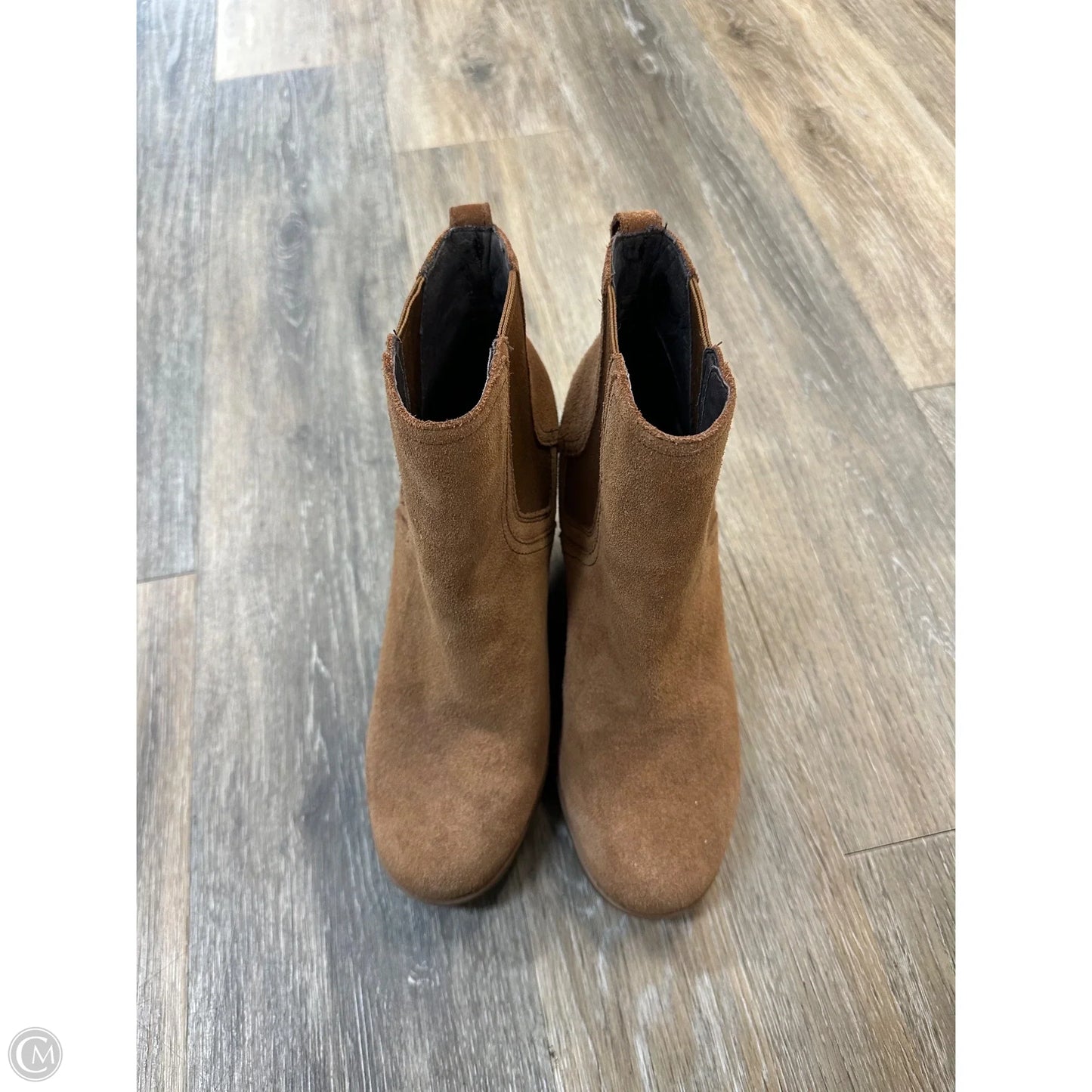 Boots Ankle Heels By Sorel In Brown, Size: 8