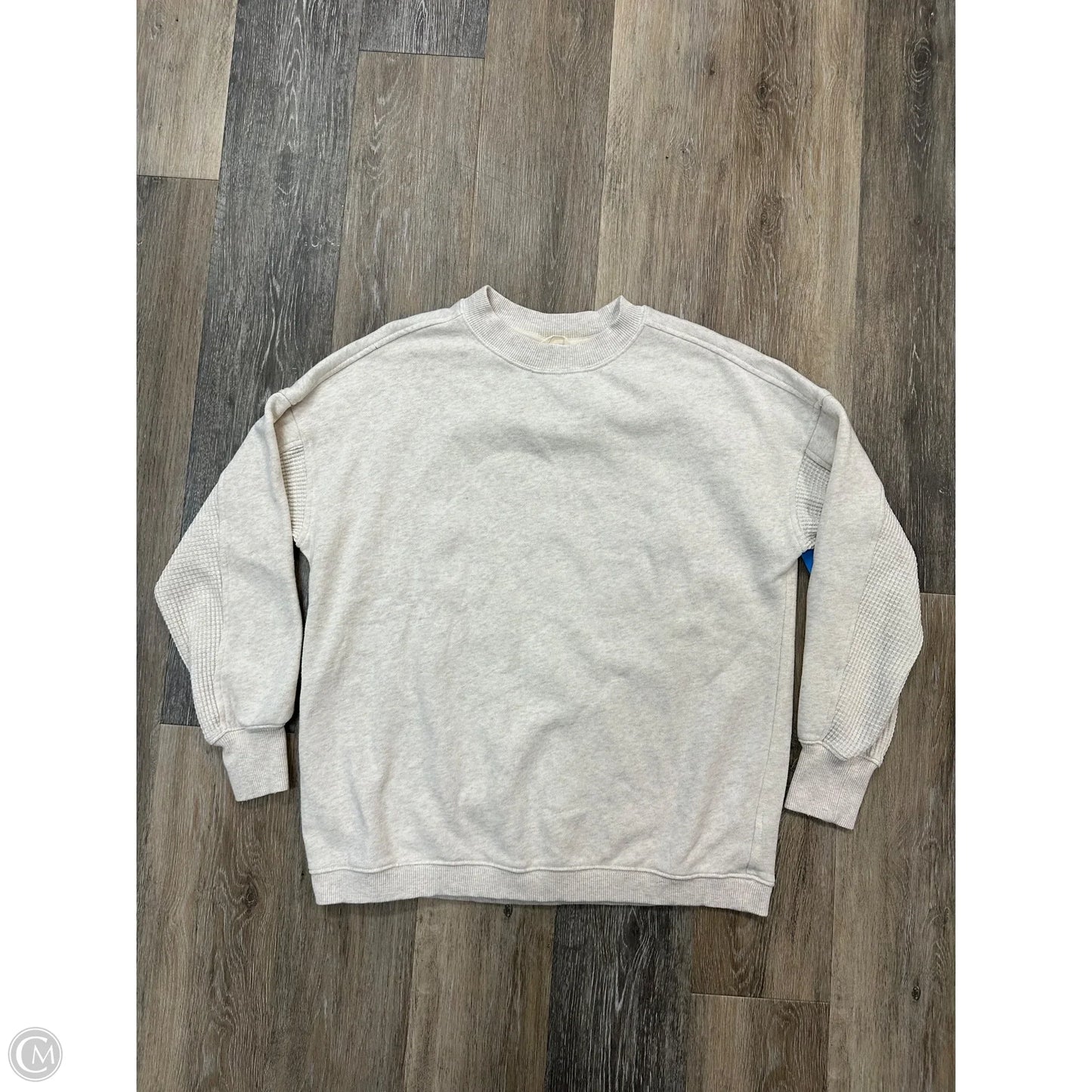 Sweatshirt Crewneck By Aerie In Cream, Size: Xxs