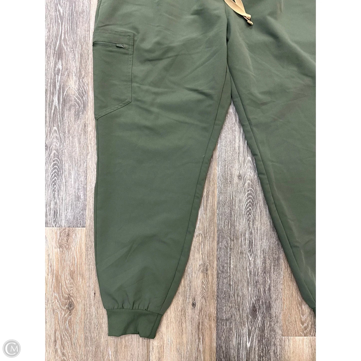Athletic Pants By Figs In Green Size: Xxl