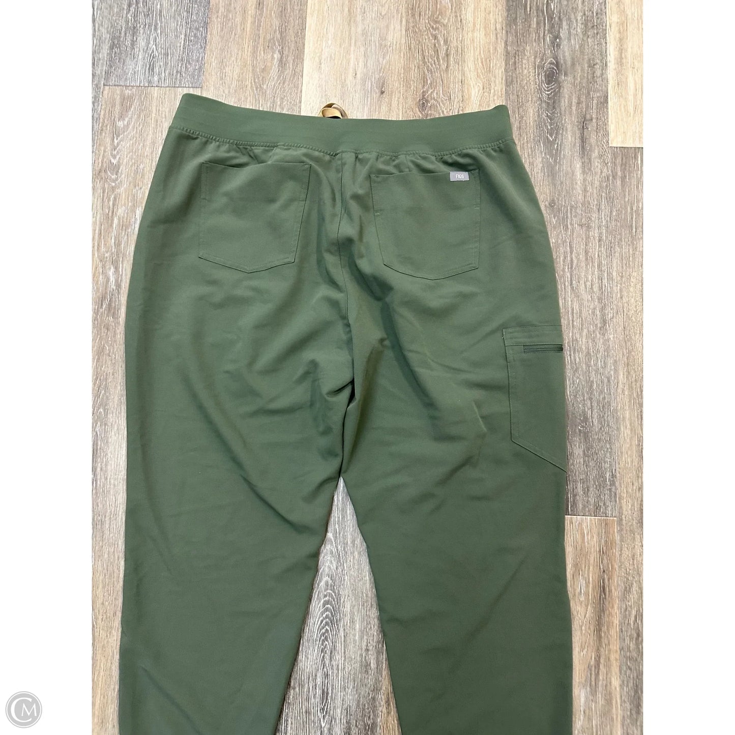 Athletic Pants By Figs In Green Size: Xxl