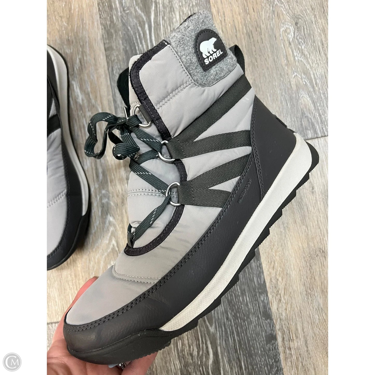 -Boots Snow By Sorel In Grey, Size: 10.5