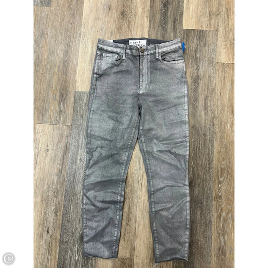-Jeans Skinny By Frank And Eileen In Silver, Size: 10