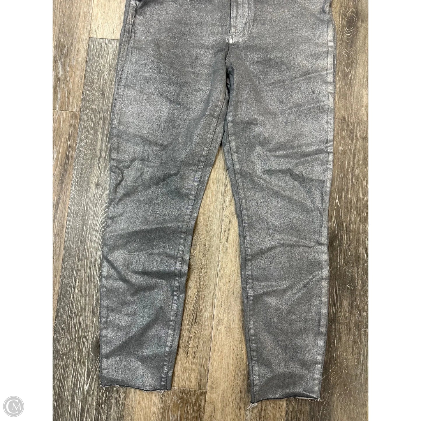 -Jeans Skinny By Frank And Eileen In Silver, Size: 10