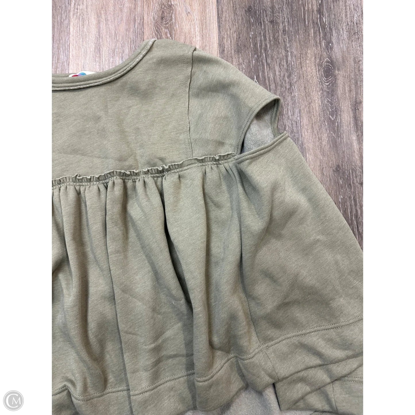 Sweater Short Sleeve By Free People In Green, Size: Xs