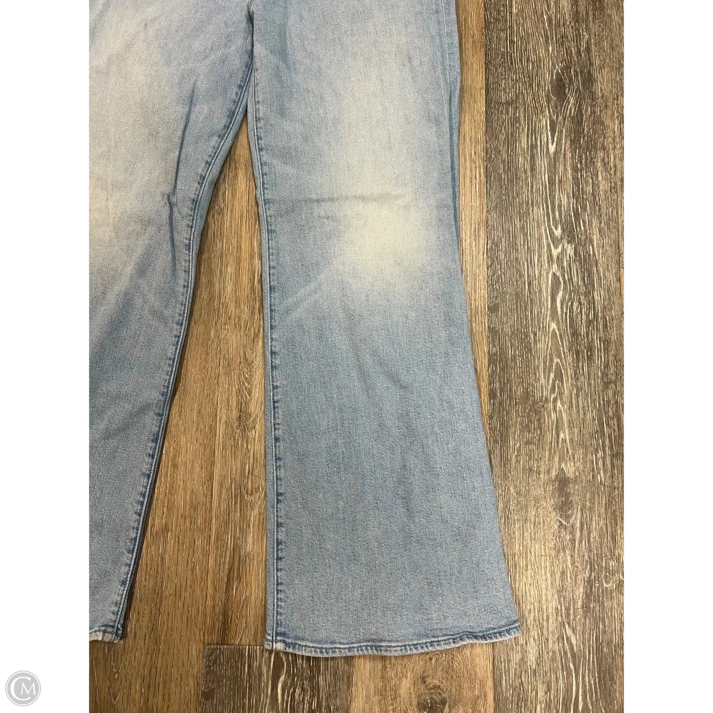 Jeans Wide Leg By Mother In Blue Denim, Size: 12/31