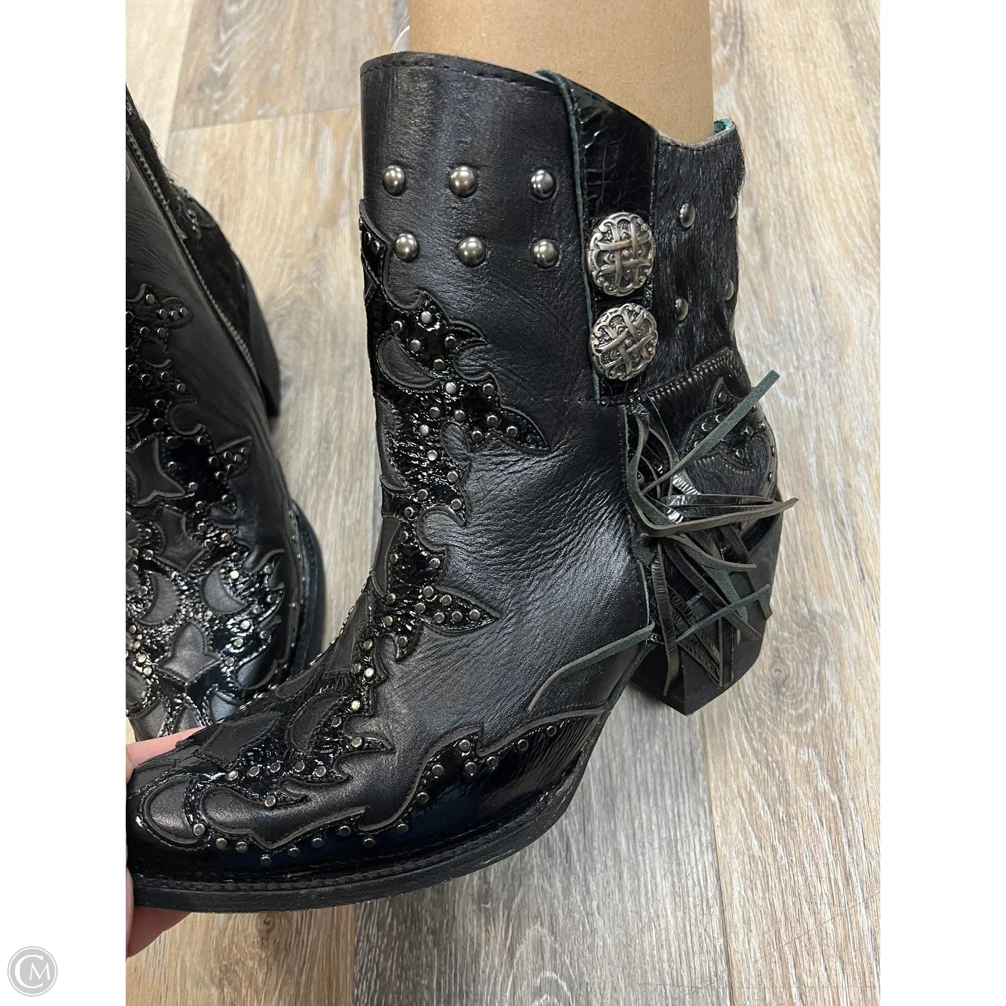 Boots Western By Corral In Black, Size: 10.5