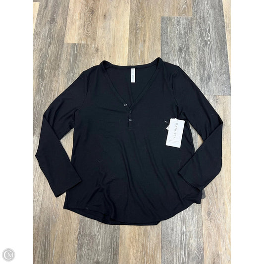 Top Long Sleeve By Athleta In Black, Size: Xl
