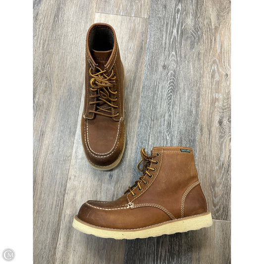 Boots Ankle Flats By Eastland In Tan, Size: 9