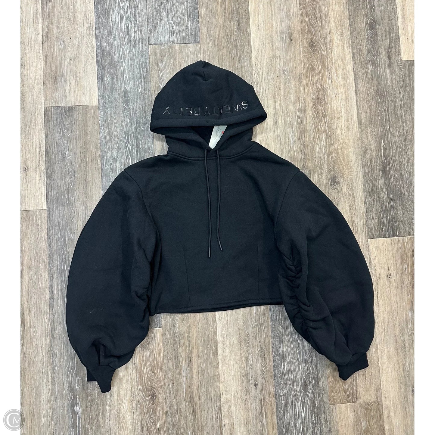 Athletic Sweatshirt Hoodie By Sweaty Betty In Black, Size: M