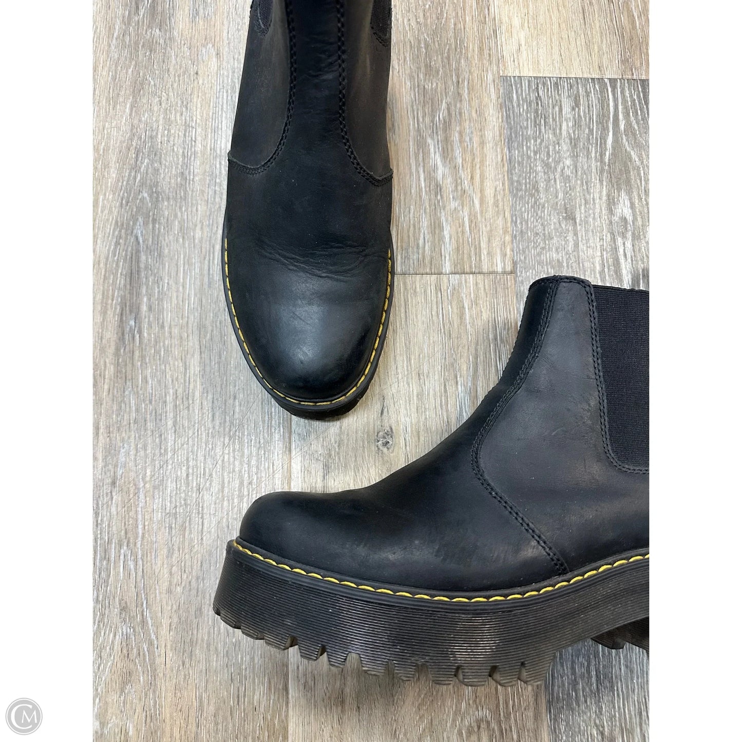 Boots Ankle Heels By Dr Martens In Black, Size: 10