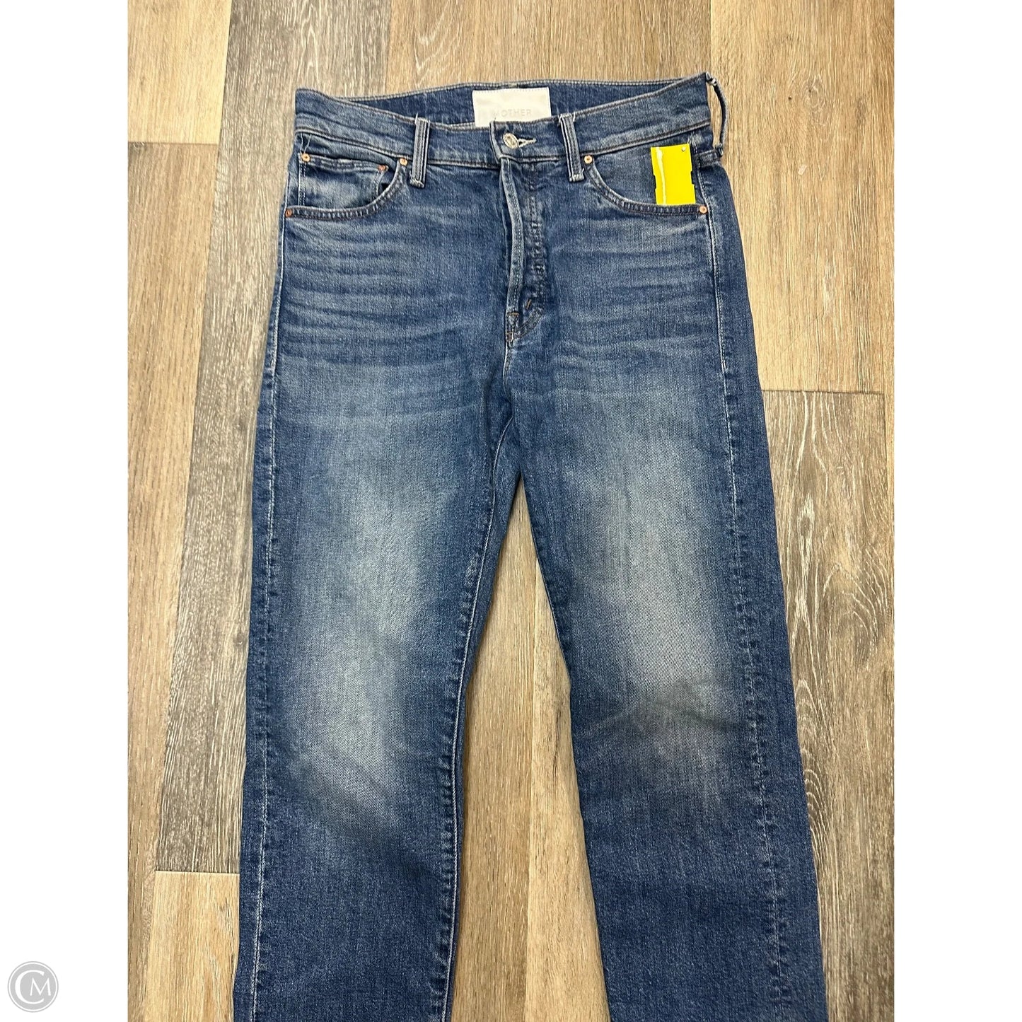 Jeans Straight By Mother In Blue Denim, Size: 2/26