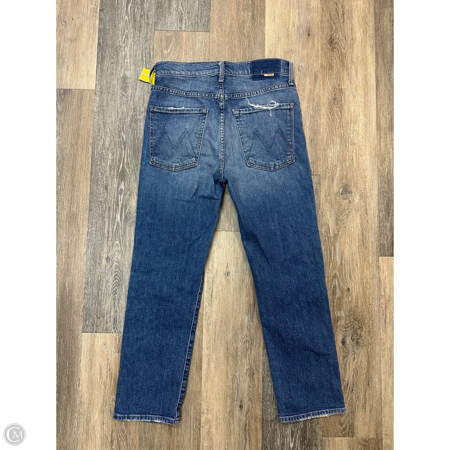 Jeans Straight By Mother In Blue Denim, Size: 2/26