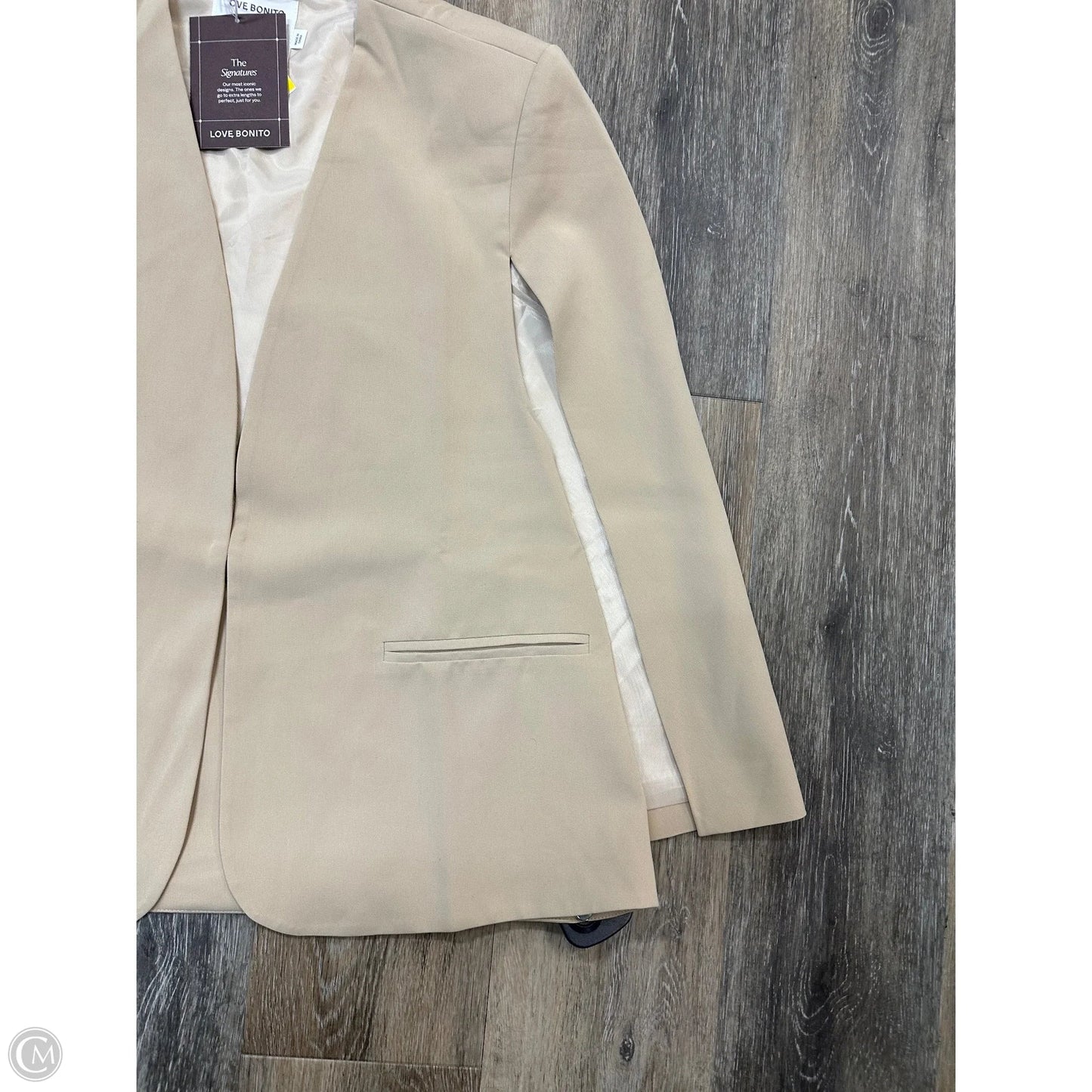 Blazer By Love Bonito In Tan, Size: 6