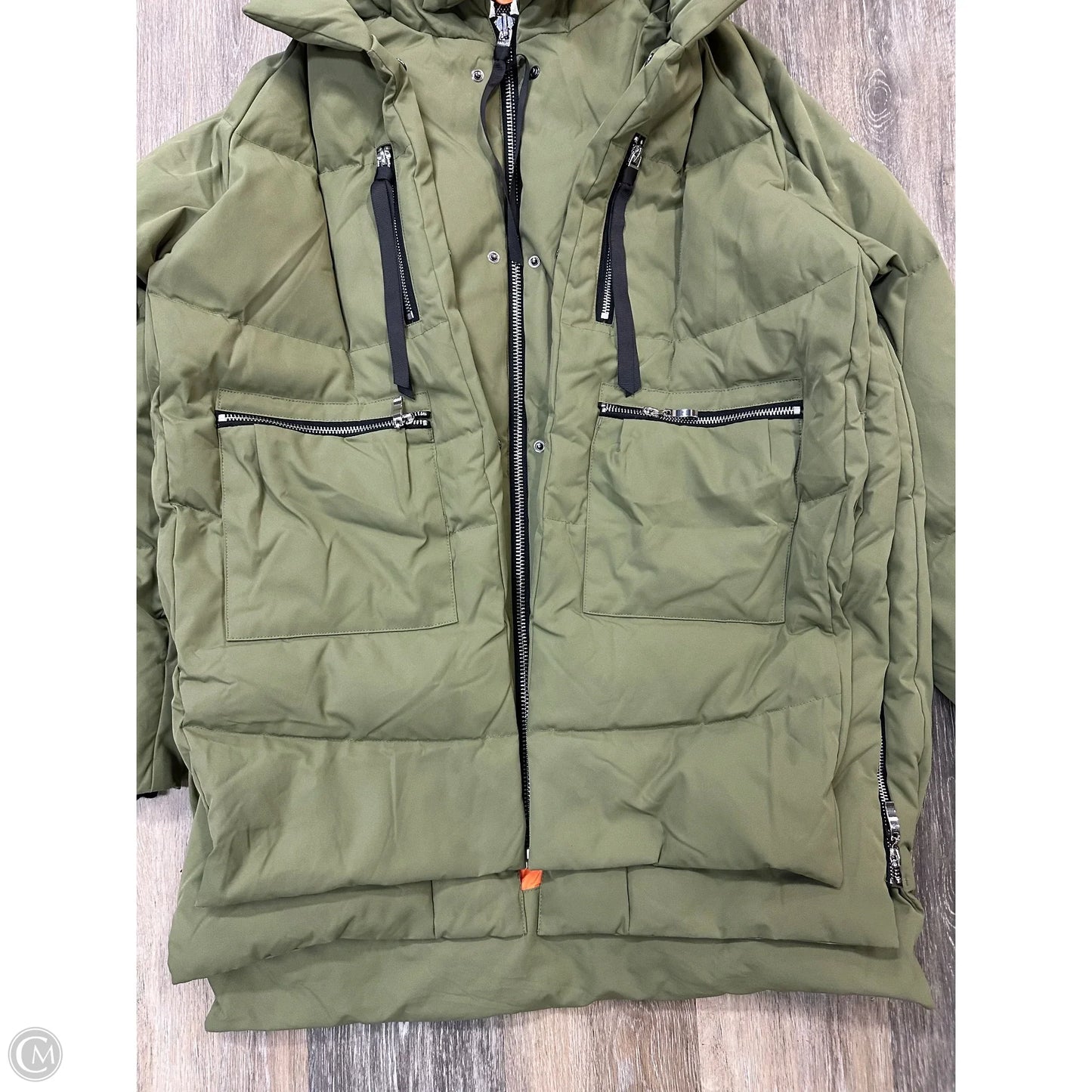 Coat Parka By Orolay In Green, Size: L