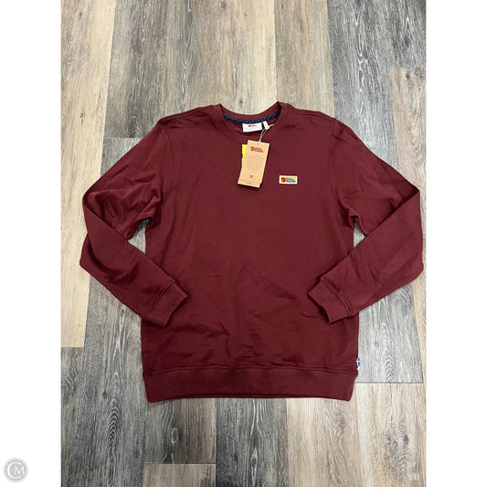 Sweatshirt Crewneck By FJALL RAVEN In Red, Size: M (men’s)
