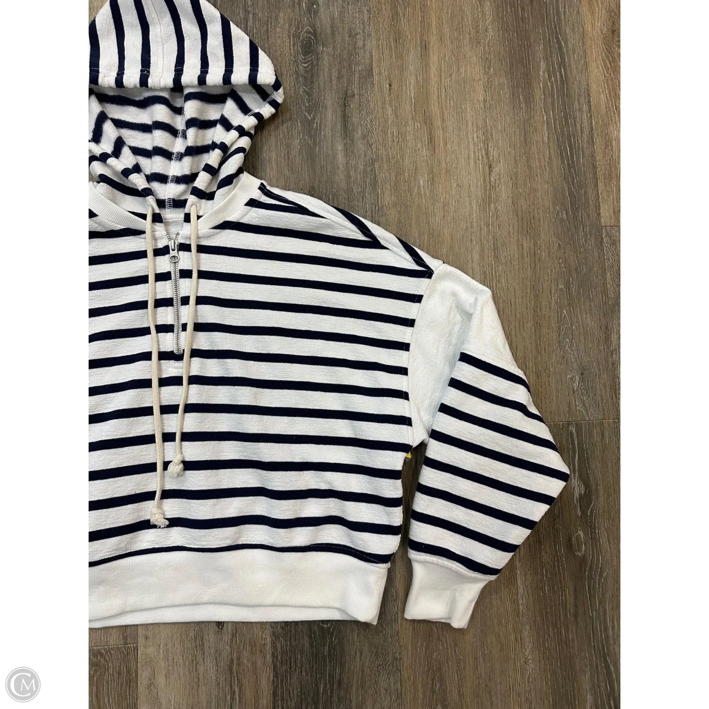Sweatshirt Hoodie By Aerie In Striped Pattern, Size: S