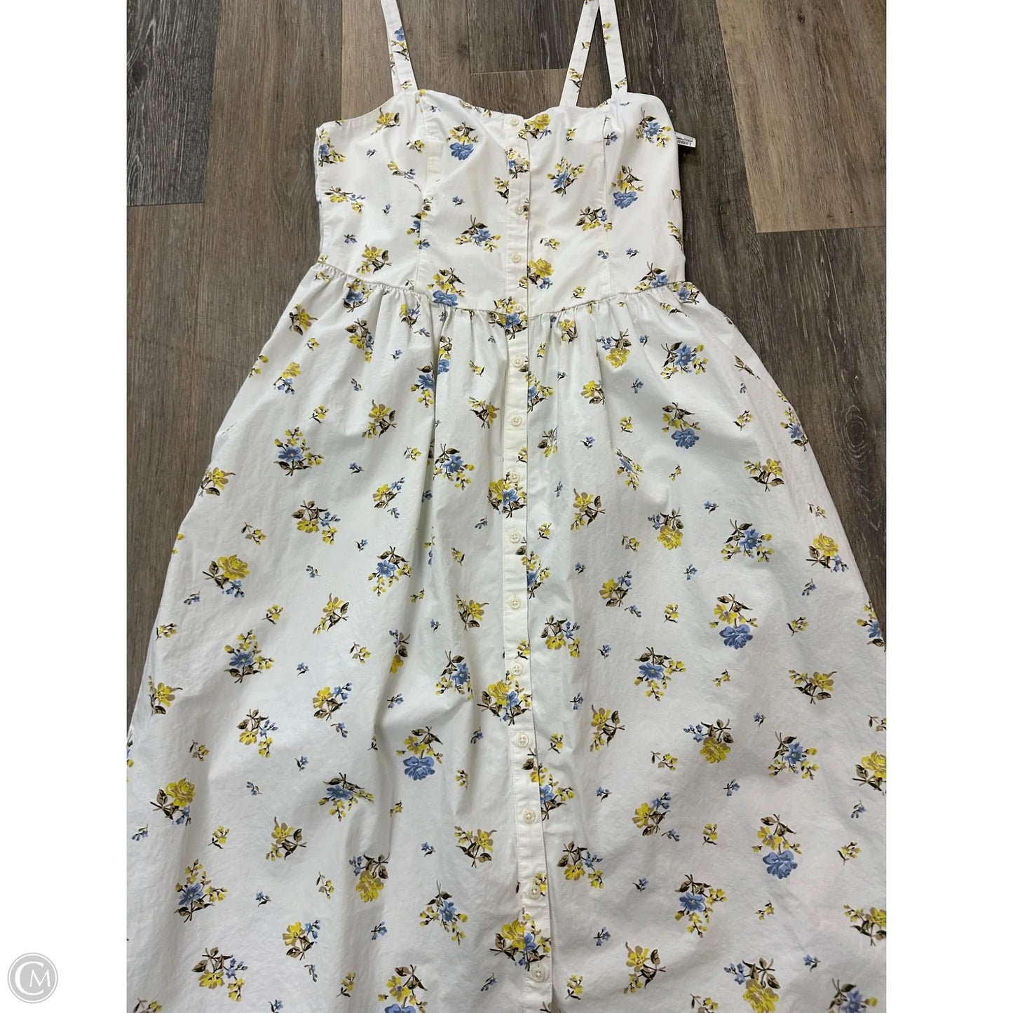 Dress Casual Maxi By Levis In Floral Print, Size: L