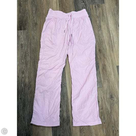 Athletic Pants By Lululemon In Pink, Size: 8